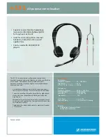 Предварительный просмотр 1 страницы Sennheiser PC 131 Brochure