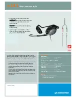 Preview for 1 page of Sennheiser PC 141 Brochure