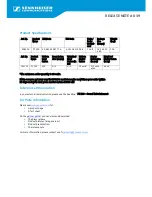 Preview for 3 page of Sennheiser PC 230 Product Information