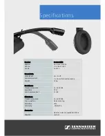 Предварительный просмотр 2 страницы Sennheiser PC 360 G4ME Datasheet