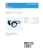 Предварительный просмотр 1 страницы Sennheiser PMX 40 Technical Data