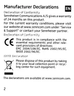 Preview for 6 page of Sennheiser px-200 ii Quick Start Manual