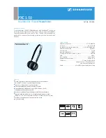 Sennheiser PXC 150 Datasheet предпросмотр