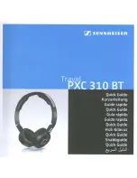 Предварительный просмотр 1 страницы Sennheiser PXC 310 BT Quick Manual