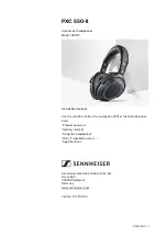 Предварительный просмотр 1 страницы Sennheiser PXC 550-II Instruction Manual