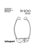 Sennheiser RI 200 Instructions For Use Manual preview