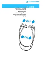 Preview for 1 page of Sennheiser RI 410 Instructions For Use Manual