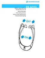 Preview for 1 page of Sennheiser RR4200 Instructions For Use Manual