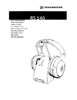 Sennheiser RS 140 Instruction Manual предпросмотр