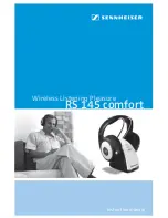 Sennheiser RS 145 COMFORT Instruction Manual предпросмотр