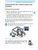 Preview for 11 page of Sennheiser RS 145 COMFORT Instruction Manual