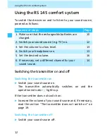 Preview for 16 page of Sennheiser RS 145 COMFORT Instruction Manual