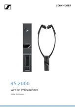 Предварительный просмотр 1 страницы Sennheiser RS 2000 Instruction Manual