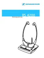 Предварительный просмотр 1 страницы Sennheiser RS 4200 Instructions For Use Manual