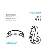 Предварительный просмотр 1 страницы Sennheiser RS 6 Instructions For Use Manual