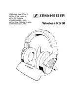 Preview for 1 page of Sennheiser RS 60 Instruction Manual