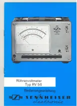 Sennheiser RV 56 (German) Bedienungsanleitung предпросмотр