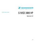 Preview for 47 page of Sennheiser S-MCD 3000 HP Instructions For Use Manual