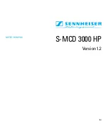 Preview for 91 page of Sennheiser S-MCD 3000 HP Instructions For Use Manual