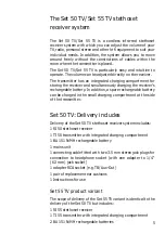 Preview for 9 page of Sennheiser SET 50 TV Instruction Manual