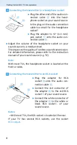 Предварительный просмотр 11 страницы Sennheiser Set 830-TV Instruction Manual