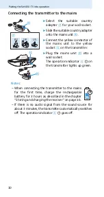 Предварительный просмотр 13 страницы Sennheiser Set 830-TV Instruction Manual