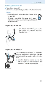 Preview for 16 page of Sennheiser Set 830-TV Instruction Manual