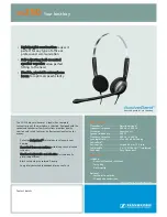 Sennheiser SH 250 Brochure preview