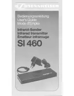 Предварительный просмотр 1 страницы Sennheiser SI 460 Manual