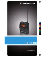 Sennheiser SK 2000 Instruction Manual preview