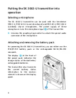 Предварительный просмотр 8 страницы Sennheiser SK 3063 Instruction Manual