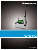 Предварительный просмотр 1 страницы Sennheiser SK 5212-II - 09-09 Instruction Manual