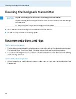 Предварительный просмотр 27 страницы Sennheiser SK 5212-II - 09-09 Instruction Manual