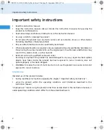 Preview for 3 page of Sennheiser SK 5212-II - FREQUENCY TABLES Instruction Manual