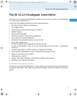 Предварительный просмотр 4 страницы Sennheiser SK 5212-II - FREQUENCY TABLES Instruction Manual