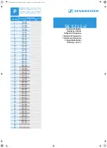 Sennheiser SK 5212 Manual preview