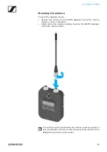 Предварительный просмотр 14 страницы Sennheiser SK 6000 Installing