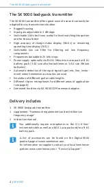 Preview for 5 page of Sennheiser SK 9000 Instruction Manual