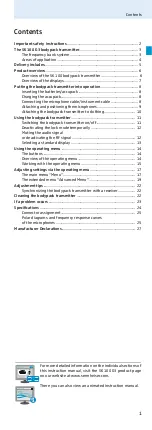 Preview for 3 page of Sennheiser sk100-g3 bodypak transmitter User Manual