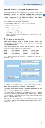 Предварительный просмотр 5 страницы Sennheiser sk100-g3 bodypak transmitter User Manual