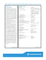 Preview for 2 page of Sennheiser SKM 100-835 G3 Quick Manual