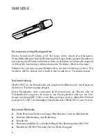 Предварительный просмотр 2 страницы Sennheiser SKM 1072-U Instructions For Use Manual