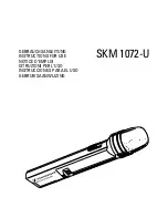 Предварительный просмотр 11 страницы Sennheiser SKM 1072-U Instructions For Use Manual