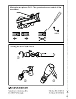 Preview for 14 page of Sennheiser SKM 1072-U Instructions For Use Manual