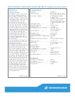 Preview for 2 page of Sennheiser SKM 300-835 G3 Quick Manual