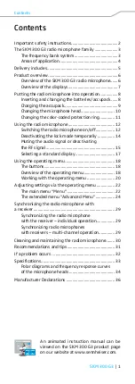 Preview for 2 page of Sennheiser SKM 300 G3 Instruction Manual