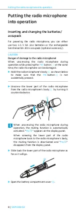 Предварительный просмотр 9 страницы Sennheiser SKM 300 G3 Instruction Manual