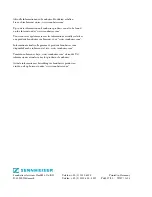 Preview for 51 page of Sennheiser SKM 500 Manual