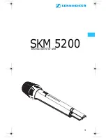 Preview for 1 page of Sennheiser SKM 5200 Instructions For Use Manual