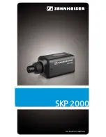 Sennheiser SKP 2000 Instruction Manual preview